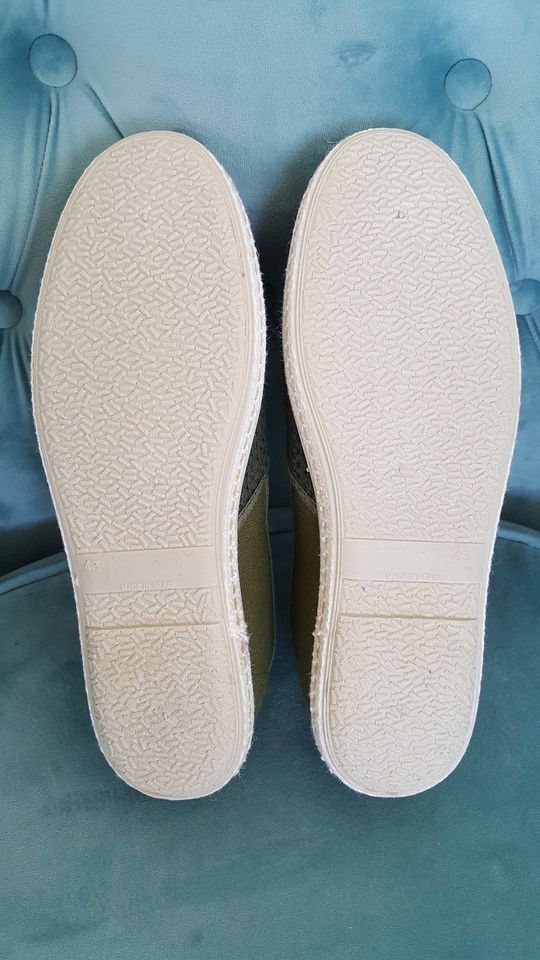 MANGO Herren Sommer Schuhe Slipper Canvas leicht schmal Gr43 NEU in Fürstenzell