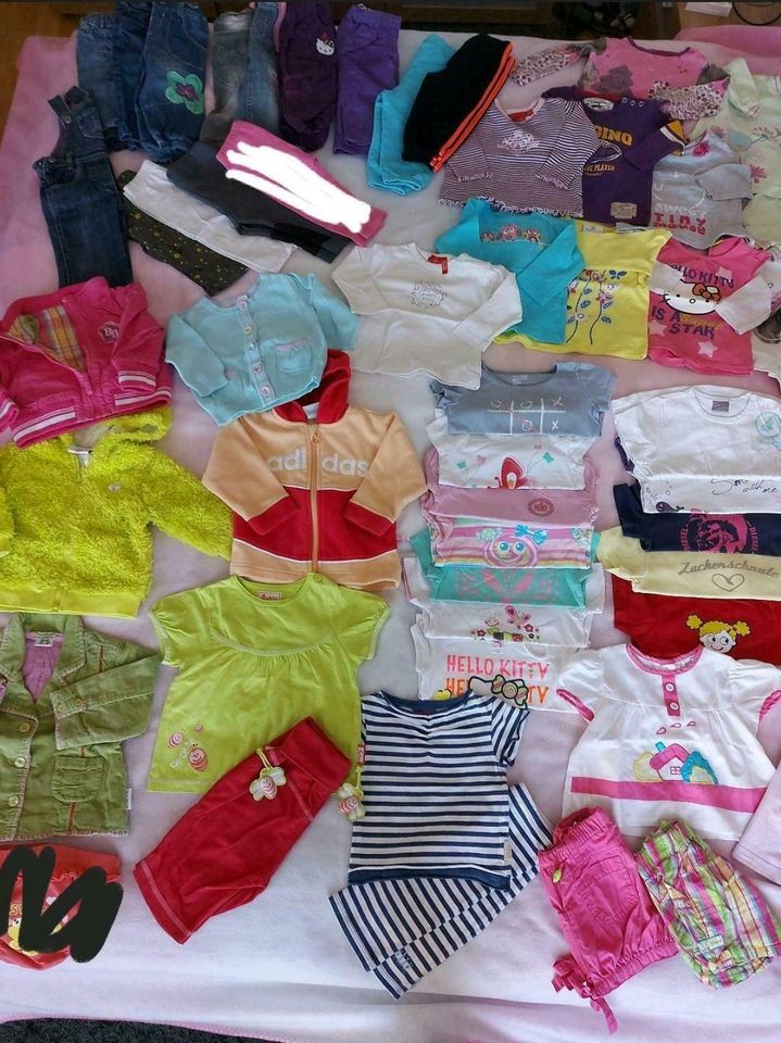 Babykleidung für Mädchen in Größe 74, Setpreis 52€ für 49 Teile!! in Otterbach