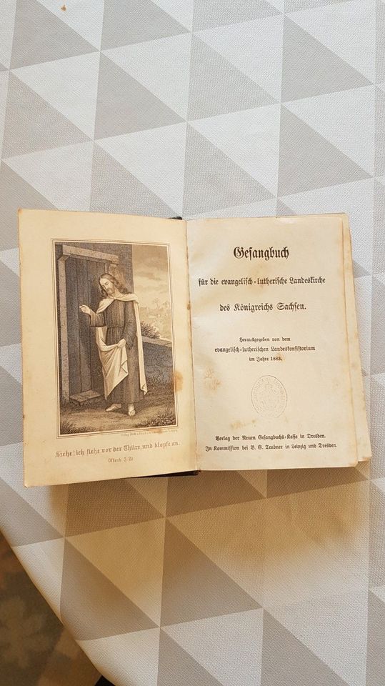 Buch Bibel Gesangsbuch Lieder Kirche Der Herr sei mit dir in Bischofswerda