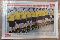 Poster Sportmagazin Borussia Dortmund dritter Titel 1963 Fußball Hessen - Bad Hersfeld Vorschau