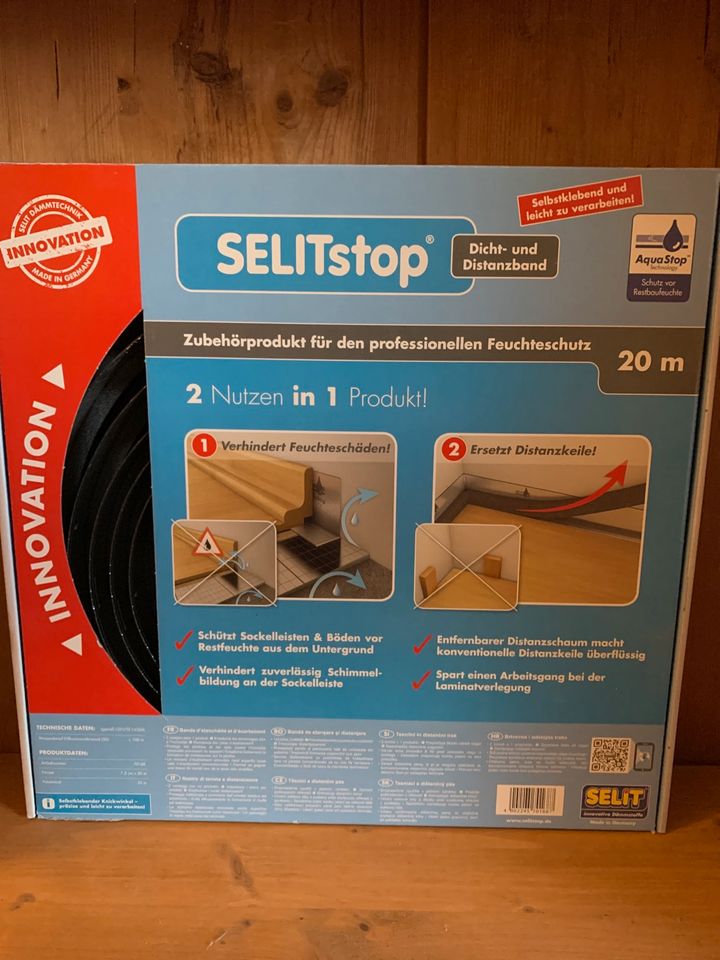 Seligstop Aqua Stop, 2 Karton‘s mit Je 20m Dampfsperre  neu in Rosenfeld