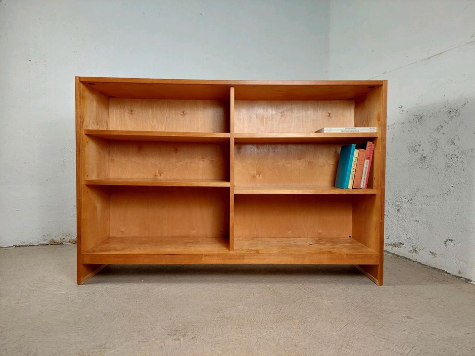 Vintage Bücherregal Sideboard Kommode Holzschrank 60er 70er DDR in Leipzig