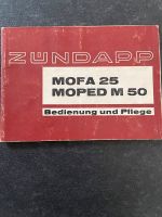 Zündapp Original M25 50 Bedienungsanleitung Harburg - Hamburg Marmstorf Vorschau