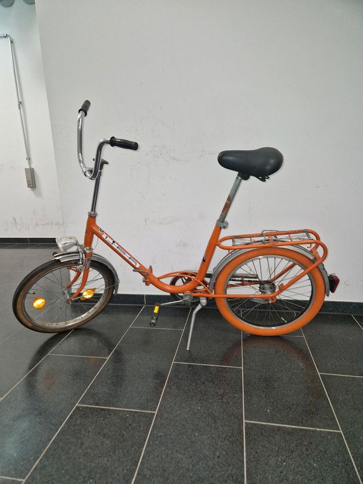 Retro-Klapprad in Frankfurt am Main