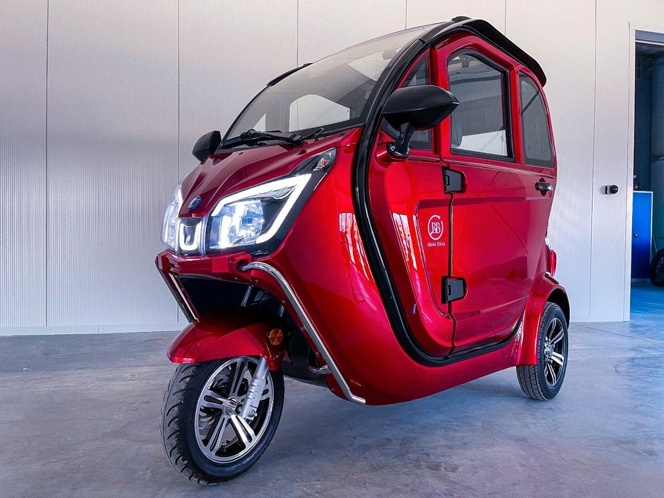 Drei Rad Kabinenroller E-Auto,Elektroroller E-Scooter 25-45km/h in Gochsheim