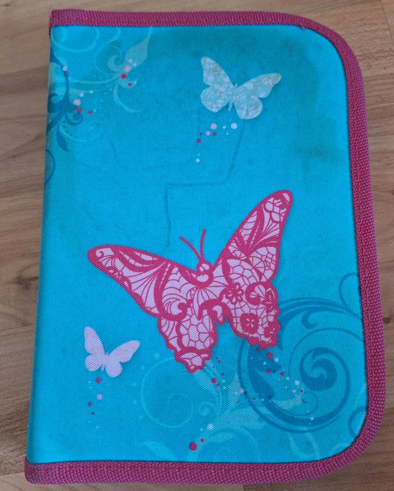 Scooli Schulranzen Set, türkis/pink Schmetterling Butterfly in Berlin
