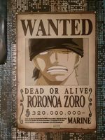 Wanted Zoro Poster. Original. Nordrhein-Westfalen - Wülfrath Vorschau