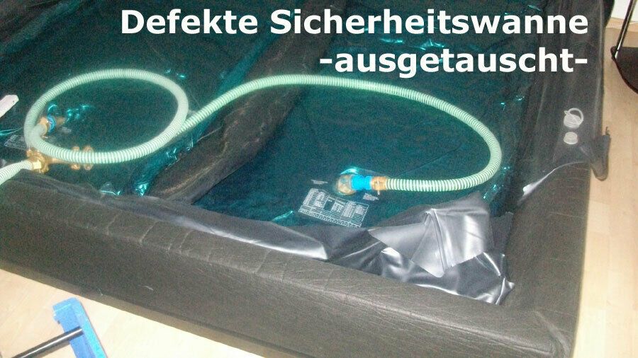 Wasserbettservice Leipzig Notdienst Leck Reparatur Pumpe Abbau in Taucha
