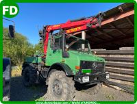 Unimog U2100 mit Forstkran / Ez. 2000 / 1.Hand Bayern - Hinterschmiding Vorschau