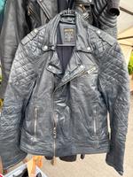 Review Lederjacke Gr. M schwarz biker Brandenburg - Woltersdorf Vorschau
