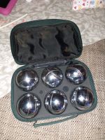 Spetebo Boule Set mit Tragetasche - 6 Metall Kugeln - Boccia Peta Thüringen - Eisenberg Vorschau