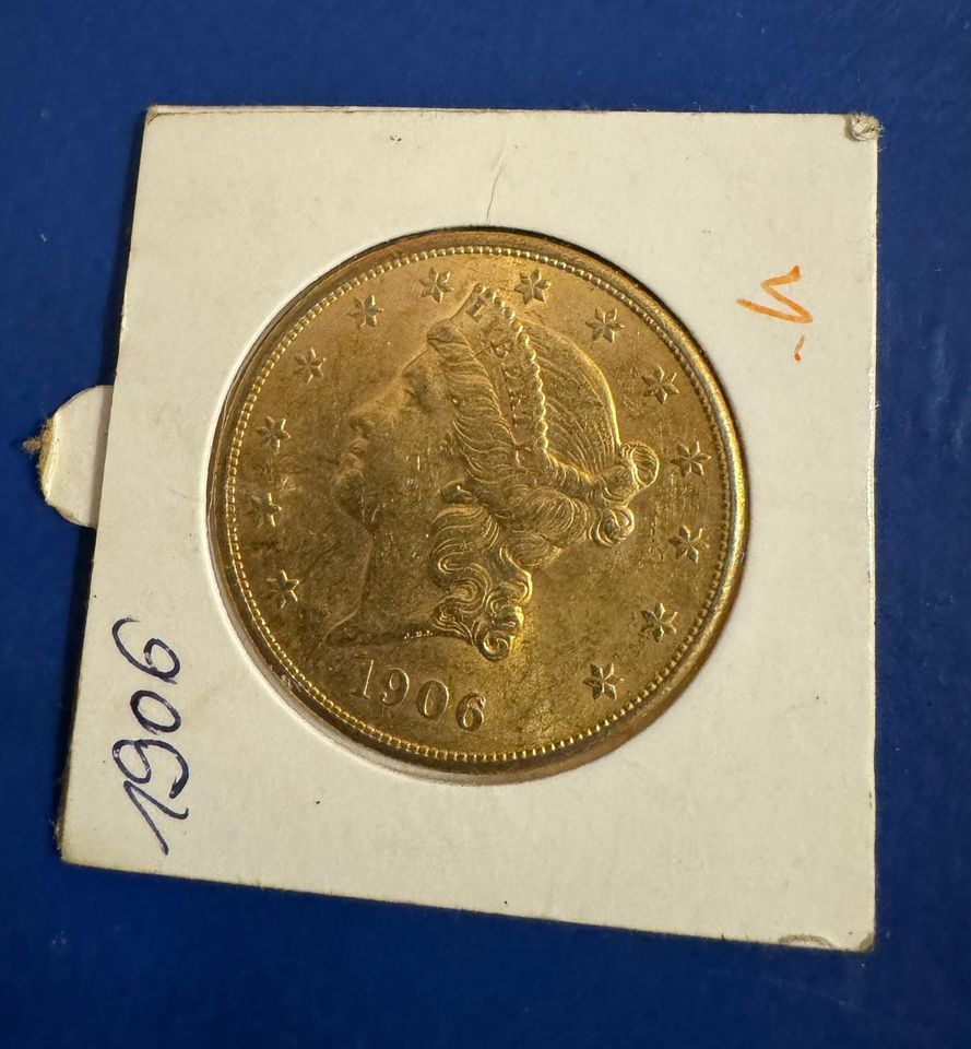 20 Dollar Liberty Head 1906 in Neunkirchen