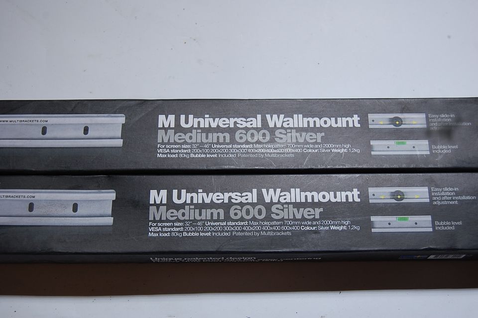 M UNIVERSAL WALLMOUNT MEDIUM 600 SILBER  700 mm 2 STK in Essen