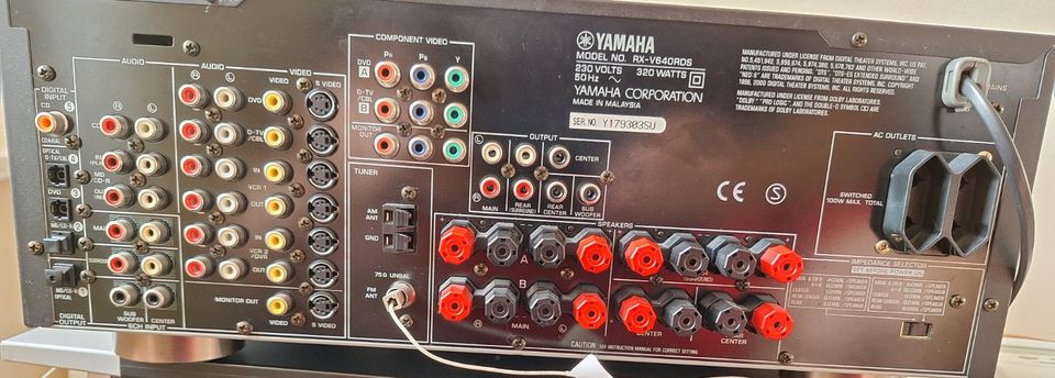 Yamaha RX-V640 RDS Heimkino Receiver Verstärker in Ahrensfelde