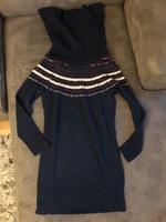 Norweger Pullover lang dicker Rollkragen blau XS Frankfurt am Main - Oberrad Vorschau