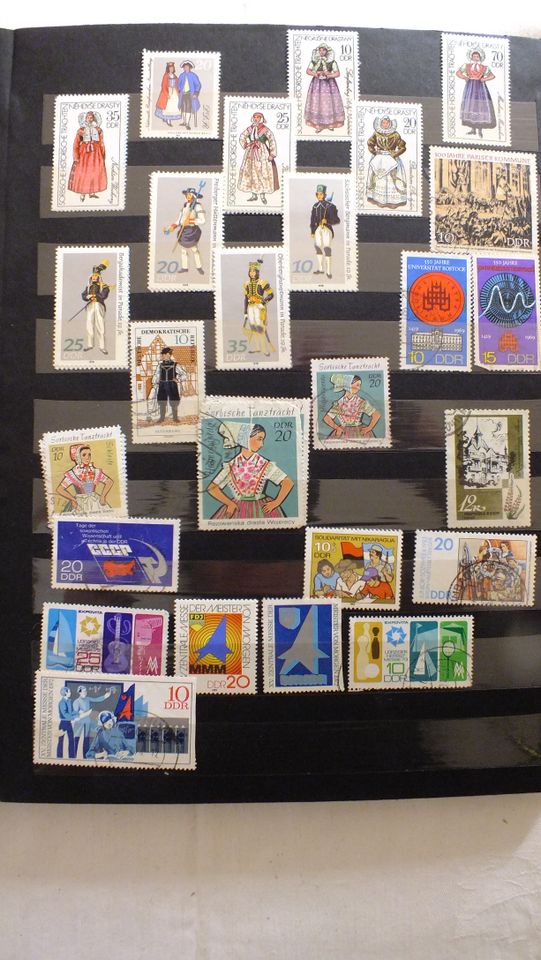 DDR / BRD Briefmarken Sammlung Teil 1 in Samtens