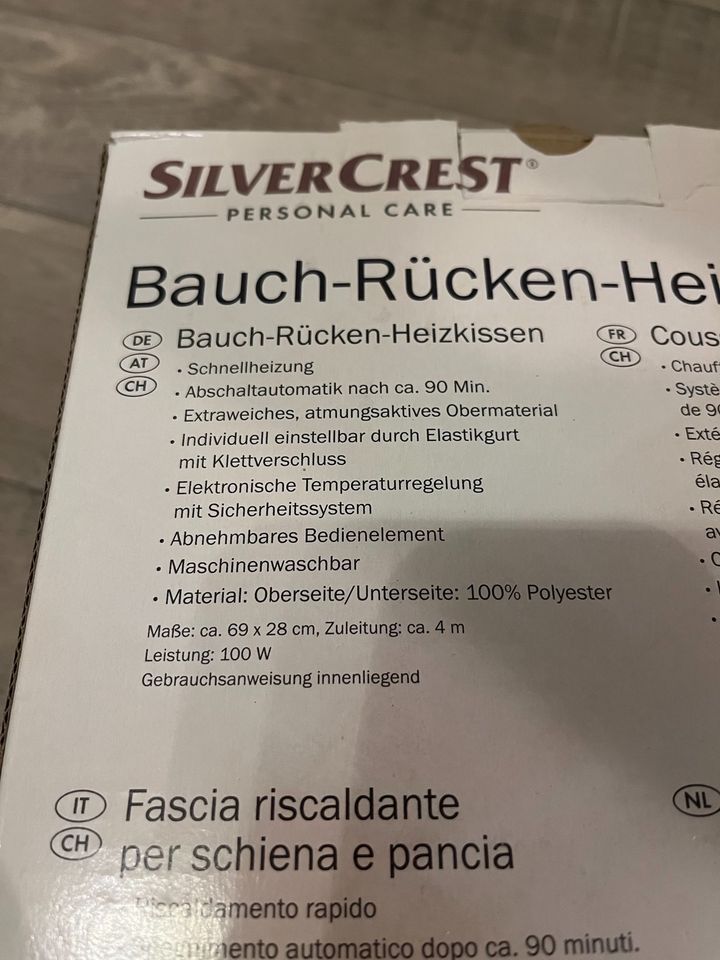 Bauch-Rücken-Heizkissen in Uelsen