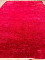 Teppich 240x170 loom Loribaft Handgeknupft rose rot einfarbig Berlin - Wilmersdorf Vorschau