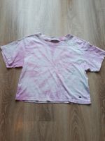 T-Shirt, bauchfrei, Crop Top, Batik Optik, Größe S, rosa und weiß Bayern - Beilngries Vorschau