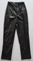 Stradivarius Leder Hose Damen schwarz XS 34 Bayern - Aichach Vorschau