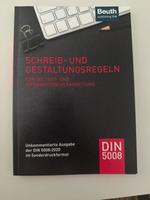 Schreib- und Gestaltungsregeln DIN 5008 Niedersachsen - Emsbüren Vorschau