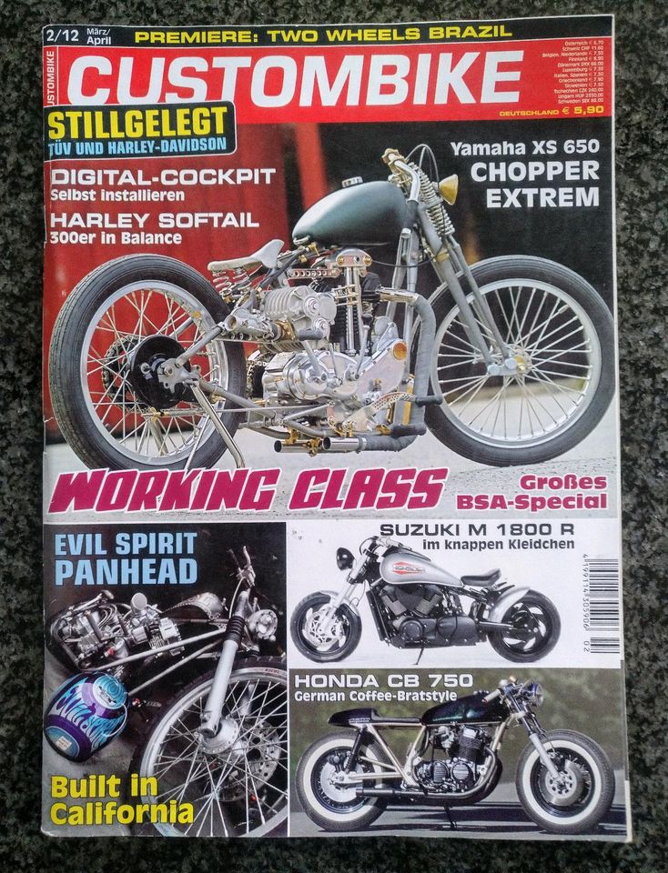 Motorrad Magazin, Custombike, 2 Räder, Biker Zeitschrift in Heilbronn