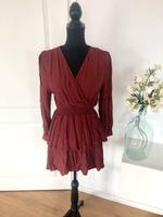 Minikleid langarm Bordeaux rot Niedersachsen - Salzgitter Vorschau