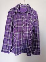 Bluse "CECIL", Gr. XXL, lila-flieder-weiß kariert, Krempelärmel Neustadt - Hohentor Vorschau