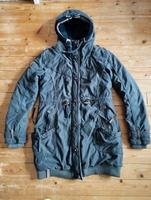NAKETANO Parka Mantel Jacke braun blau M Fell Kapuze Dame Bayern - Sulzberg Vorschau