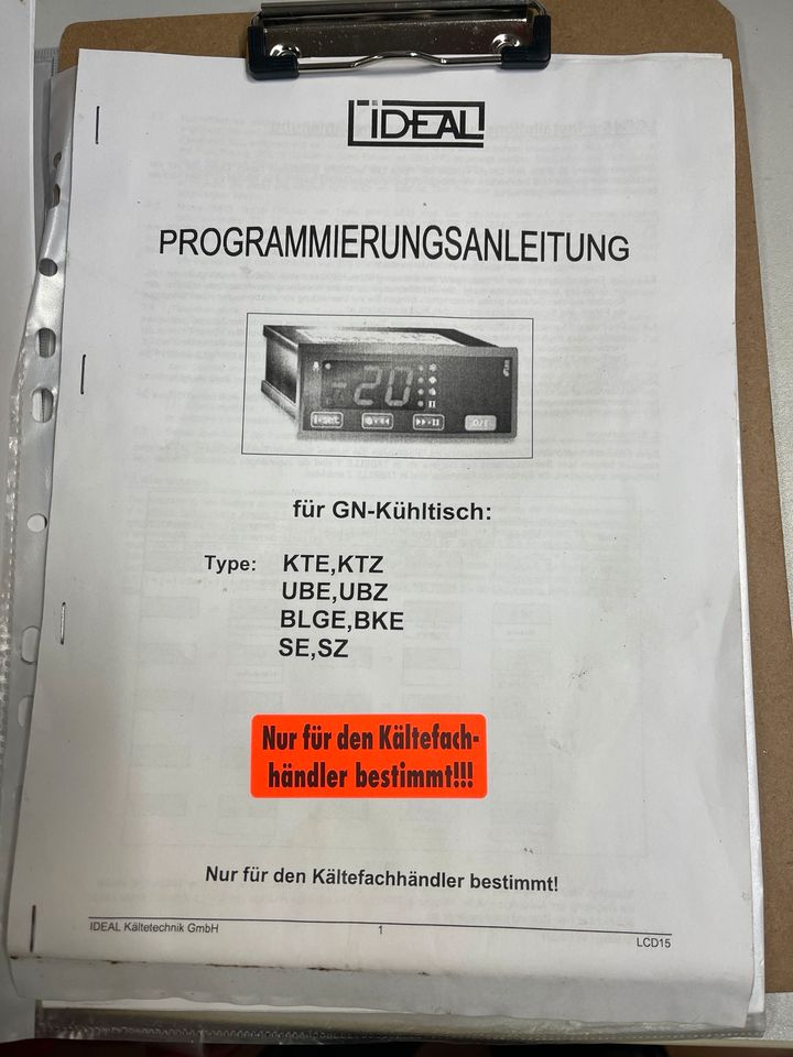 Kühltisch,Unterbau Kühlschrank IDEAL Östereich Artikel-Nr.: 22916 in Berlin