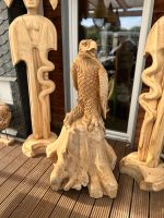 Adler auf Stein aus Wurzelholz in handarbeit gefertigt Nordrhein-Westfalen - Oer-Erkenschwick Vorschau