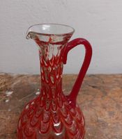 Lavorazione a mano Karaffe Krug Glas rot Midcentury Baden-Württemberg - Leutkirch im Allgäu Vorschau