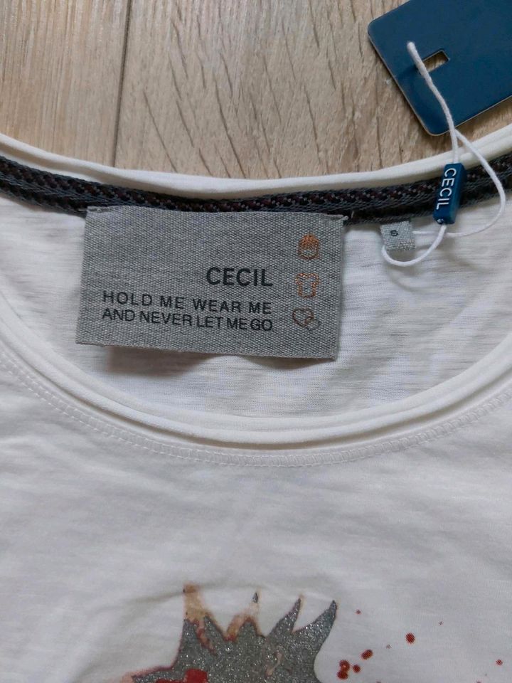 Kleiderpaket Damenshirt Cecil Amisu Creme Gr. S *Neu* in Buxtehude