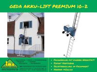 GEDA Akku-Lift Premium 10-2 Leiternaufzug Geda Lift Aufzug Akku Solarlift Dachdeckeraufzug Bayern - Rednitzhembach Vorschau