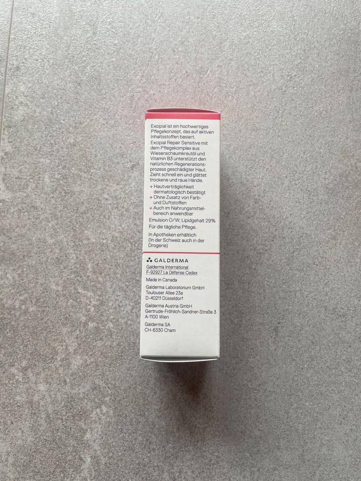 EXCIPIAL REPAIR SENSITIVE Handcreme 50ml NEU in OVP! in Oschersleben (Bode)