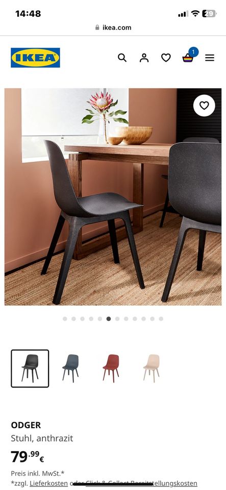2x Stühle mit den Sitzkissen Ikea in Offenbach