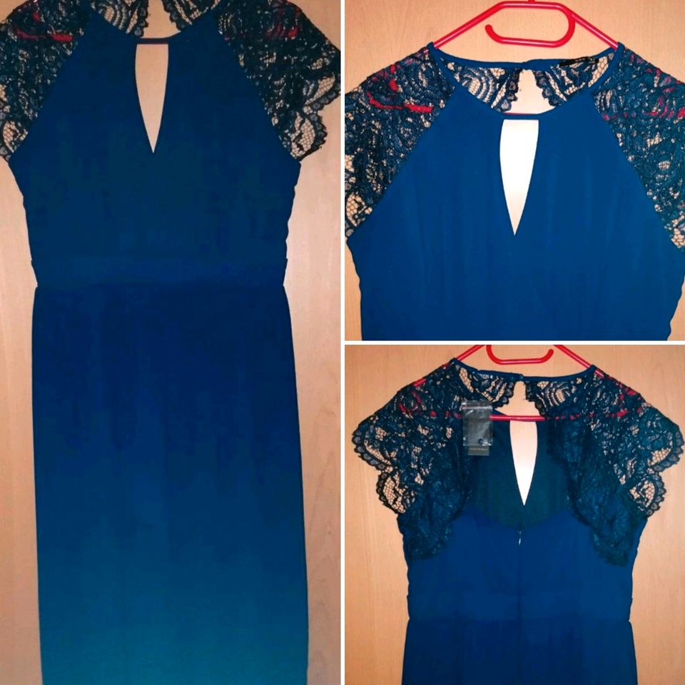 Neues Sommerkleid Gr. 40/L mit Spitze in blau in Dortmund - Westerfilde |  eBay Kleinanzeigen ist jetzt Kleinanzeigen