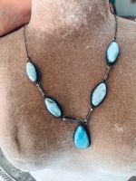 Larimar Kette Collier Silber 925er alt Baden-Württemberg - Dossenheim Vorschau