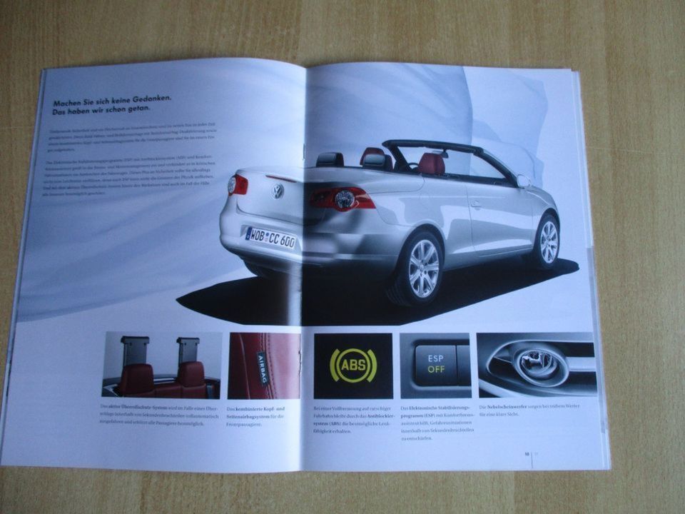 Autokatalog vom VW Eos Cabriolet Modelljahr 2006 in Immenhausen