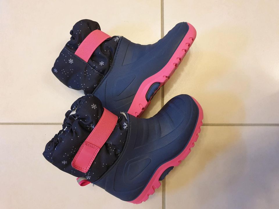 Winterstiefel Gr. 29 Mädchen blau/pink in Treuchtlingen