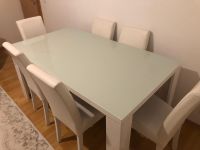 Esstisch mit 6 weißen stühlen Nordrhein-Westfalen - Gelsenkirchen Vorschau