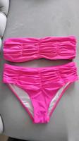Bandeaubikini, gerafft, trägerlos, pink, trägerlos, Tubebikini Nordrhein-Westfalen - Steinhagen Vorschau
