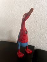 Spiderman Ente ca. 25cm Skurril Freistehend Handbemalt Holz Nordrhein-Westfalen - Monheim am Rhein Vorschau