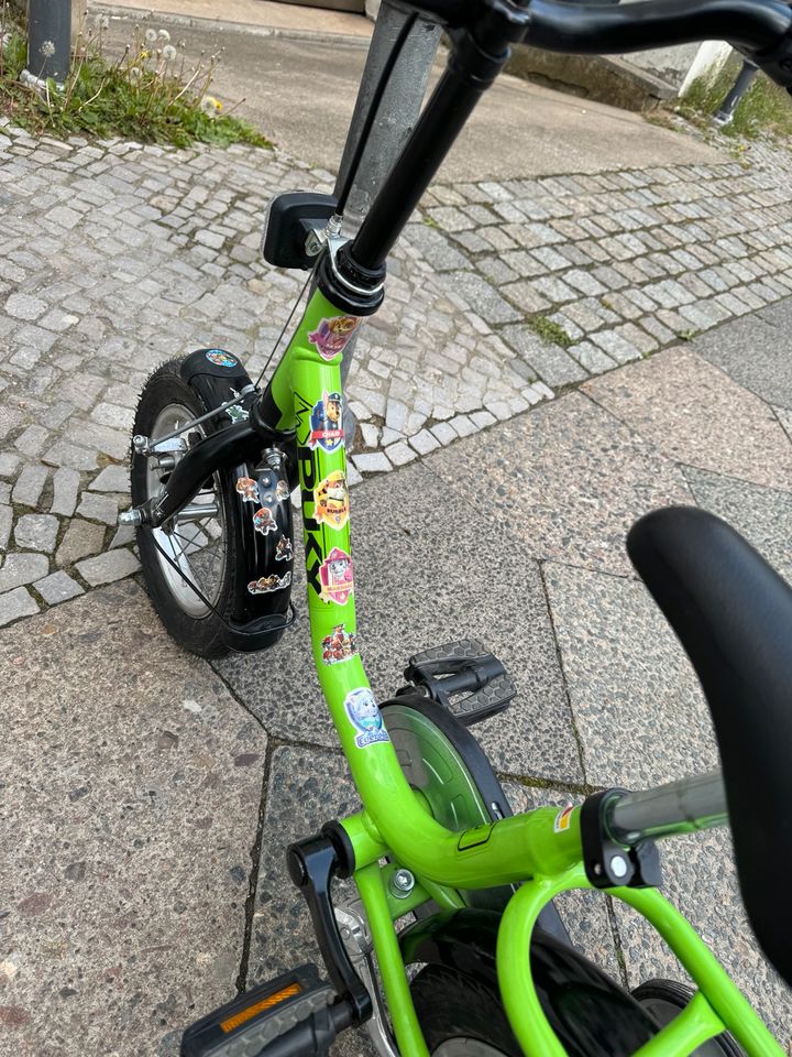 12 Zoll Kinderfahrrad Von PUKY neongrün in Berlin