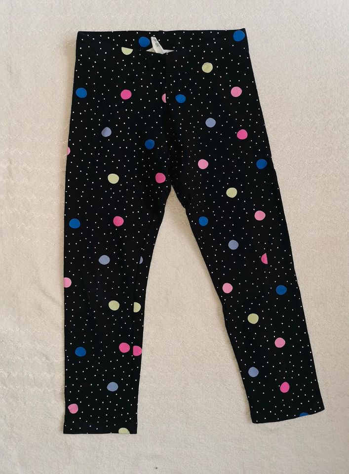 Süsse Leggings "Bunte Dots" Gr. 116 in Stavenhagen