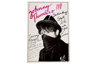 POSTER JOHNNY THUNDERS LIVE NEW YORK 1981 PLAKAT new york dolls Brandenburg - Oranienburg Vorschau