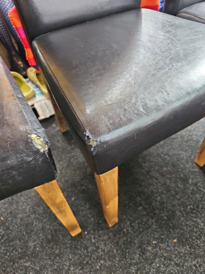 4x Stühle Leder und Hotz in Eckernförde