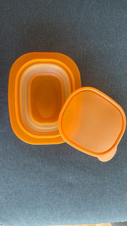 Tupperware Faltschüssel orange in Wannweil