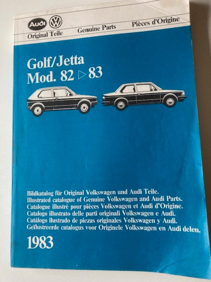 VW Golf 2 Modell 79 und Modell 82-83 Bild/Teilekatalog in Billerbeck