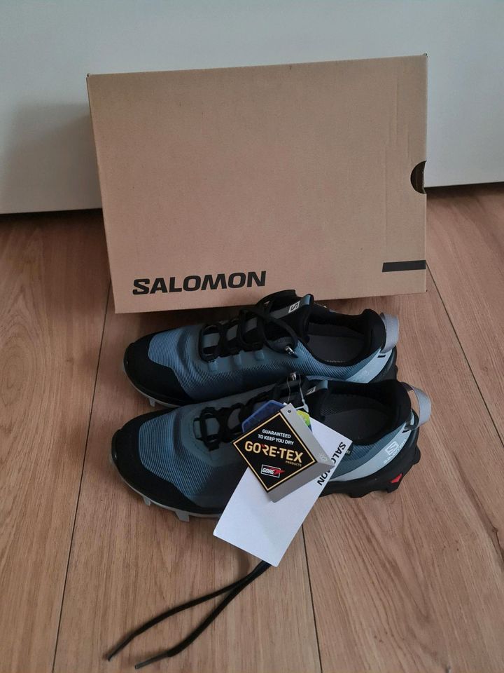 Cross over Salomon Gore-Tex Ortholite NEU grau gr 40 (38.5/39) in Bürstadt